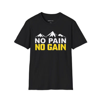 NO PAIN NO Gain! TShirt – Motivational Workout Tee