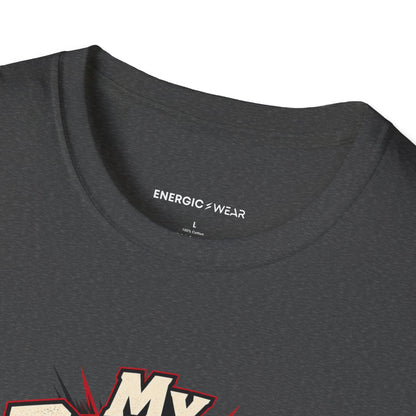 Graphic fitness T-shirt featuring the "My Press Has a Standing Appointment" design.