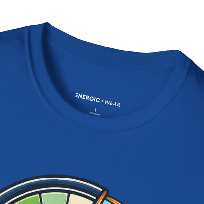Graphic fitness T-shirt featuring the "Leave Some Energy for Living" design.