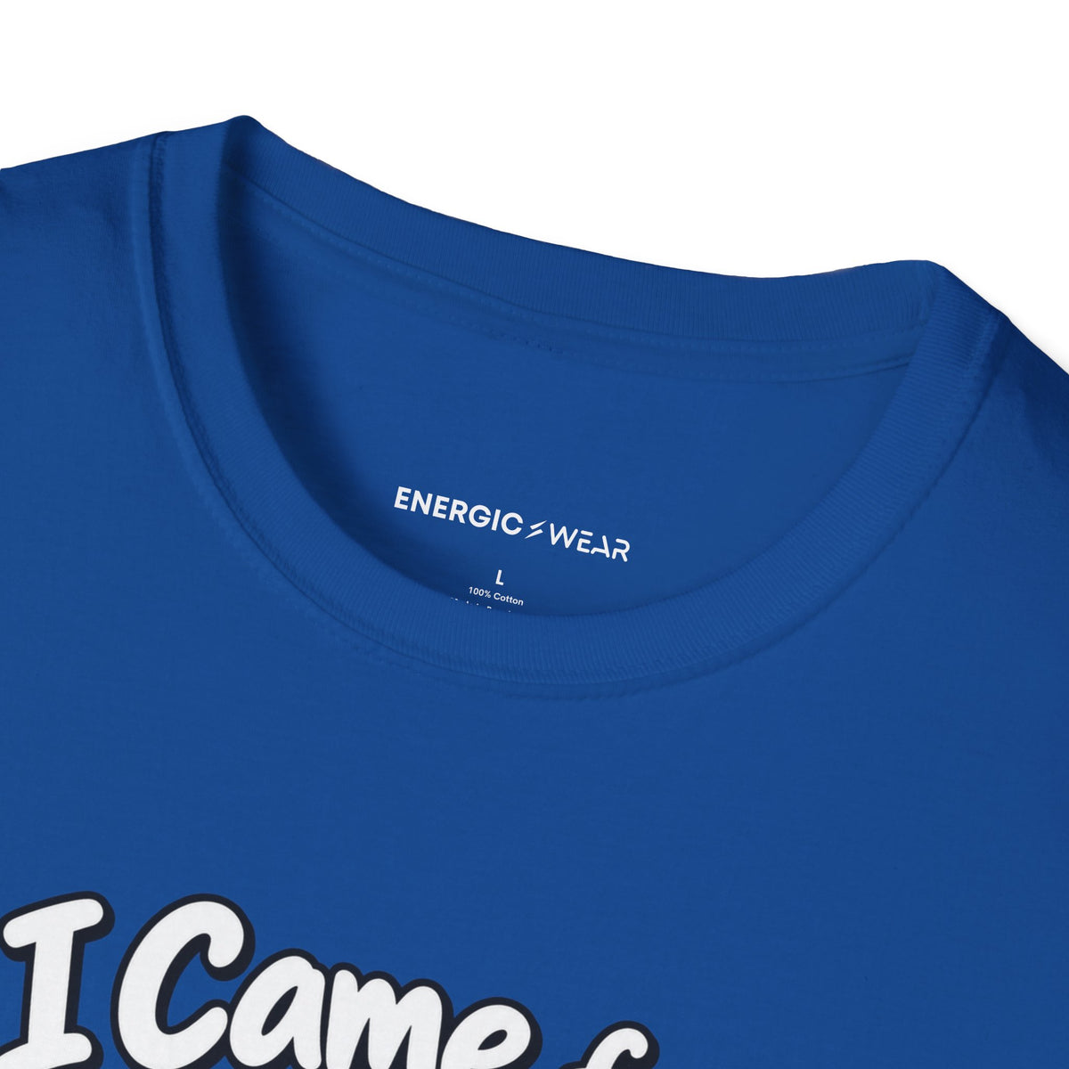 Graphic fitness T-shirt featuring the "I Came for Cardio and Joined a Conga Line" design.