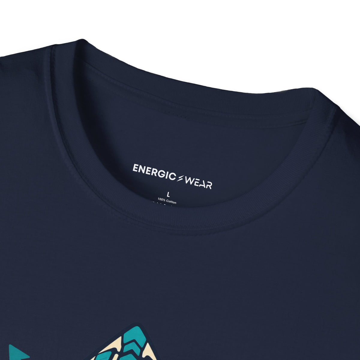 Graphic fitness T-shirt featuring the "My Leadership Wears Training Shoes" design.