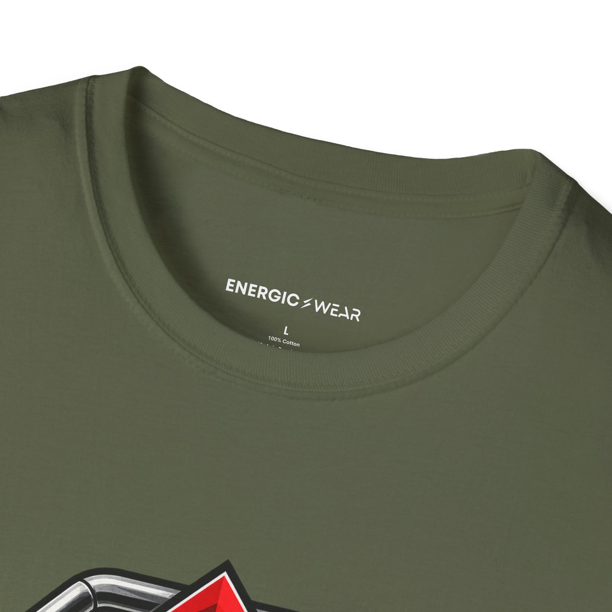Graphic fitness T-shirt featuring the "The Trap Bar Frames My Intent" design.