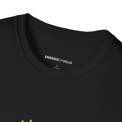 Graphic fitness T-shirt featuring the "The Stretching Area Became My Social Circle" design.