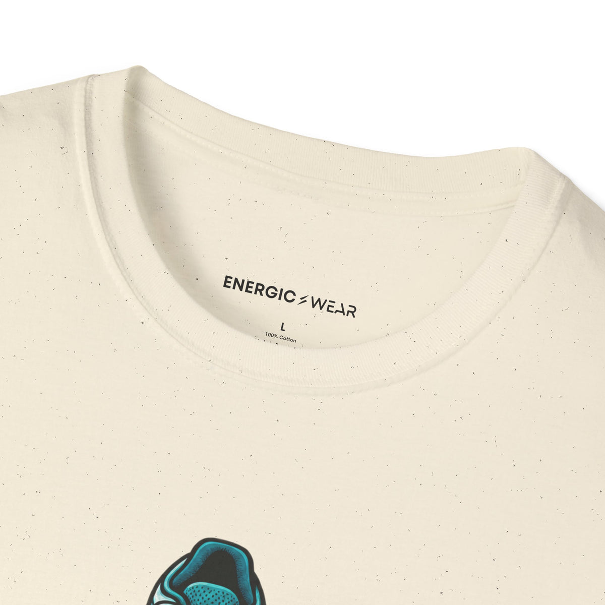 Graphic fitness T-shirt featuring the "Faith Is in My Team Huddle" design.