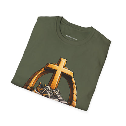 Graphic fitness T-shirt featuring the "My Rest Is an Act of Trust" design.