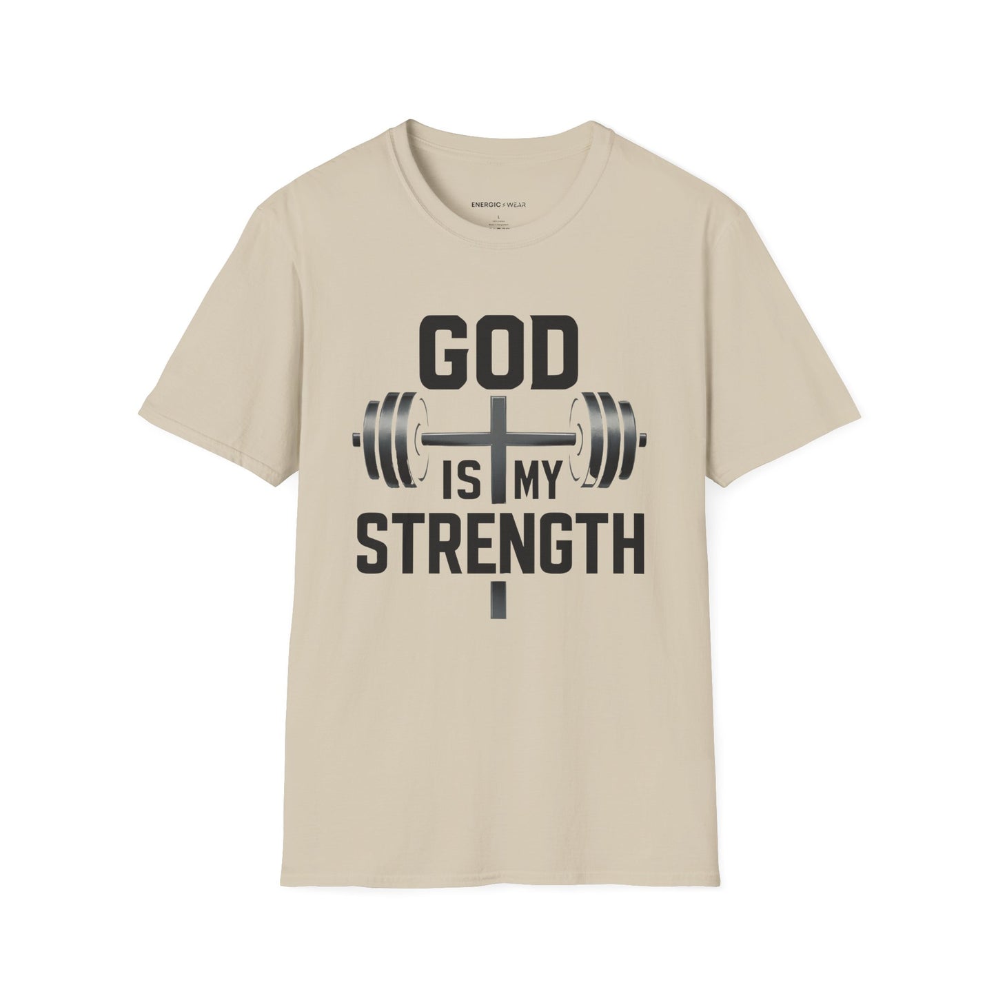 God Is My Strenght - Fitness Motivational Tee