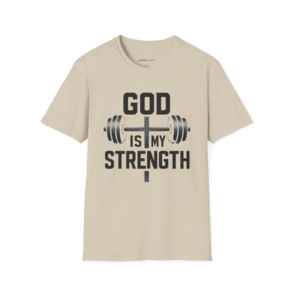 God Is My Strenght - Fitness Motivational Tee