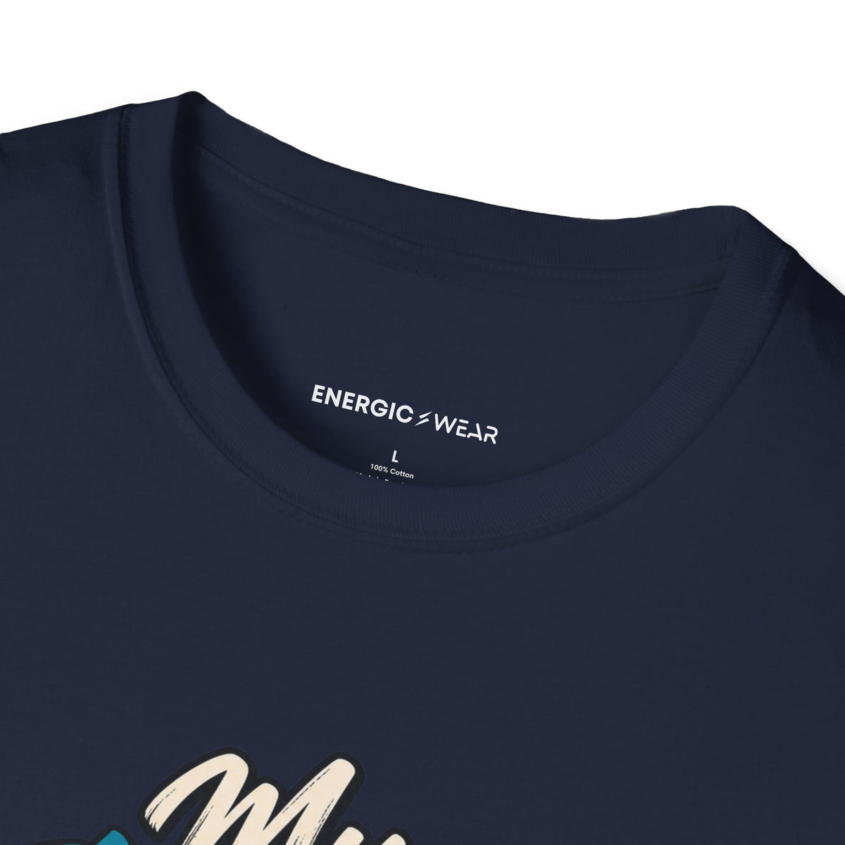 Graphic fitness T-shirt featuring the "My Strength Can Be Loud or Quiet" design.
