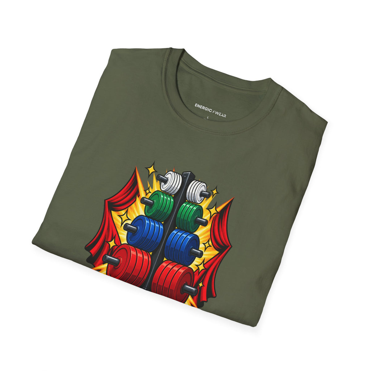 Graphic fitness T-shirt featuring the "Re-Racking Is My Plot Twist" design.