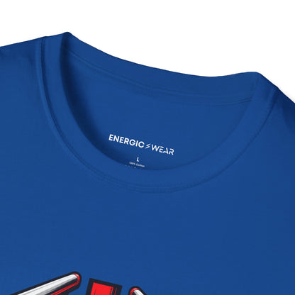 Graphic fitness T-shirt featuring the "Parallel Bars Singular Focus" design.