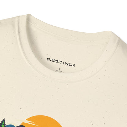 Graphic fitness T-shirt featuring the "I Learned to Enjoy the Middle Mile" design.