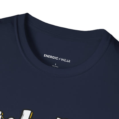Graphic fitness T-shirt featuring the "The Incline Button Was a Bold Choice" design.