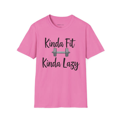 Kinda Fit Kinda Lazy! Funny Workout Shirt