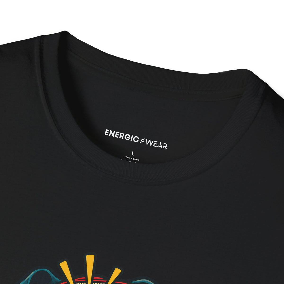 Graphic fitness T-shirt featuring the "This Gym Bag Contains Emergency Noodles" design.