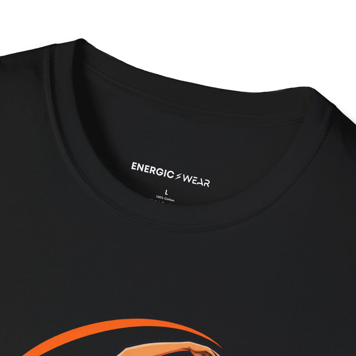Graphic fitness T-shirt featuring the "Move with the Body You Have Today" design.