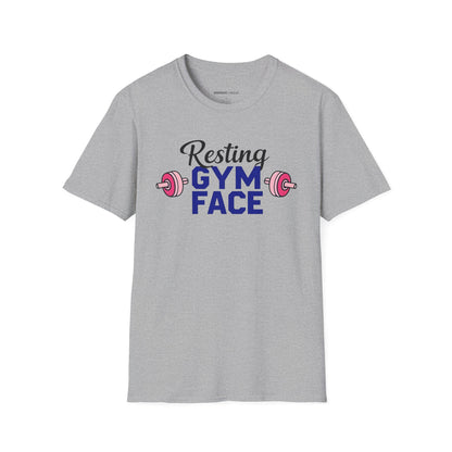 Resting Gym Face! TShirt – Funny Motivational Tee