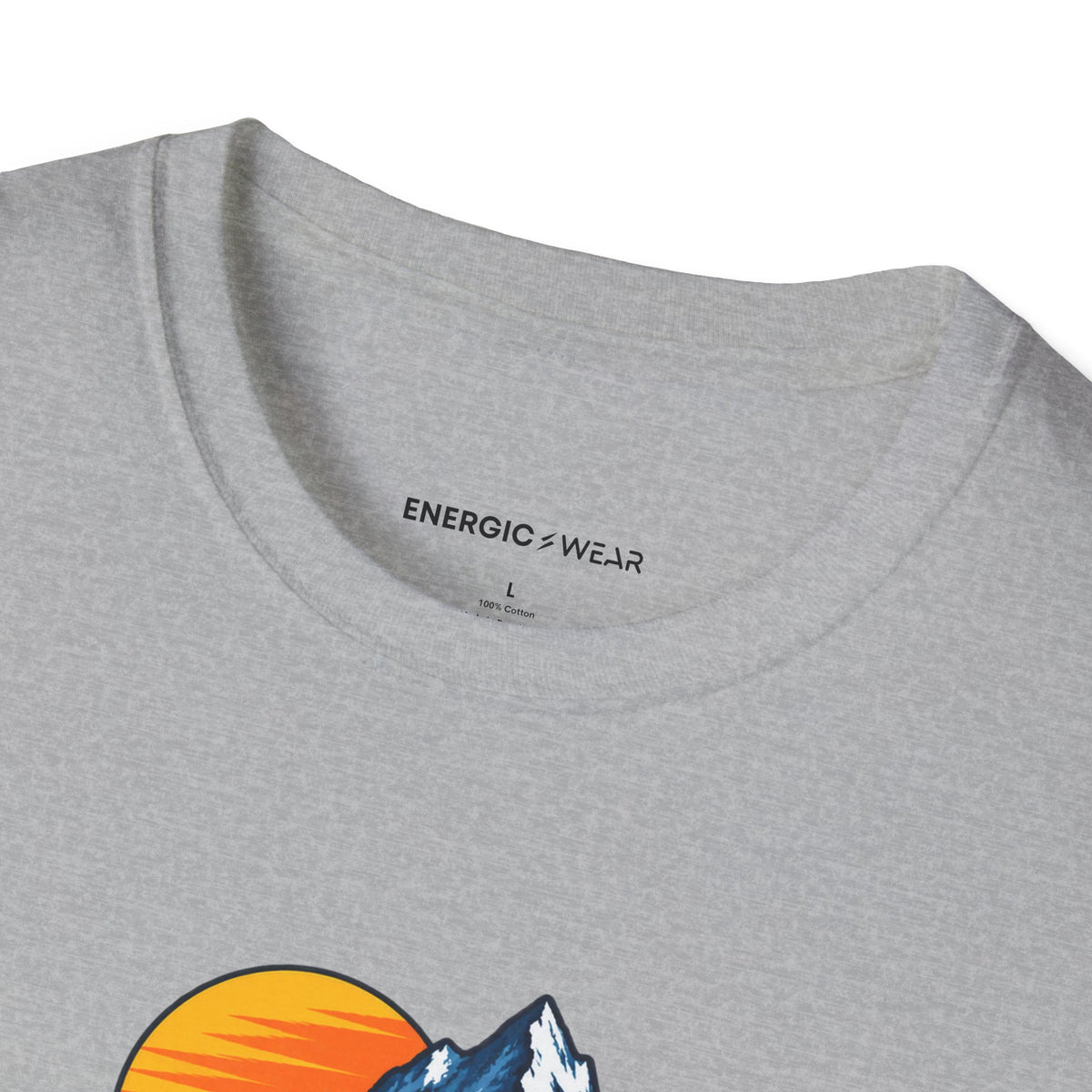 Graphic fitness T-shirt featuring the "That Mountain Trip Has My Training Attention" design.