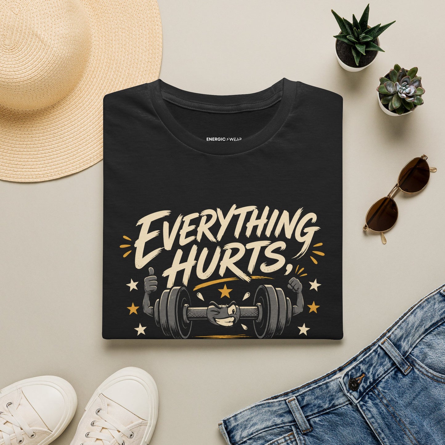 Everything Hurts, Still Showing Up T-Shirt