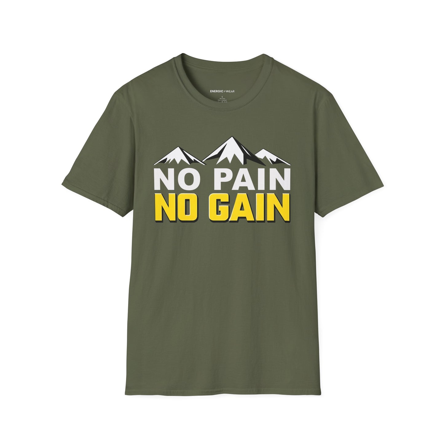 NO PAIN NO Gain! TShirt – Motivational Workout Tee