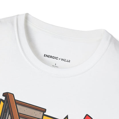 Graphic fitness T-shirt featuring the "The Stairs Have Filed a Complaint" design.