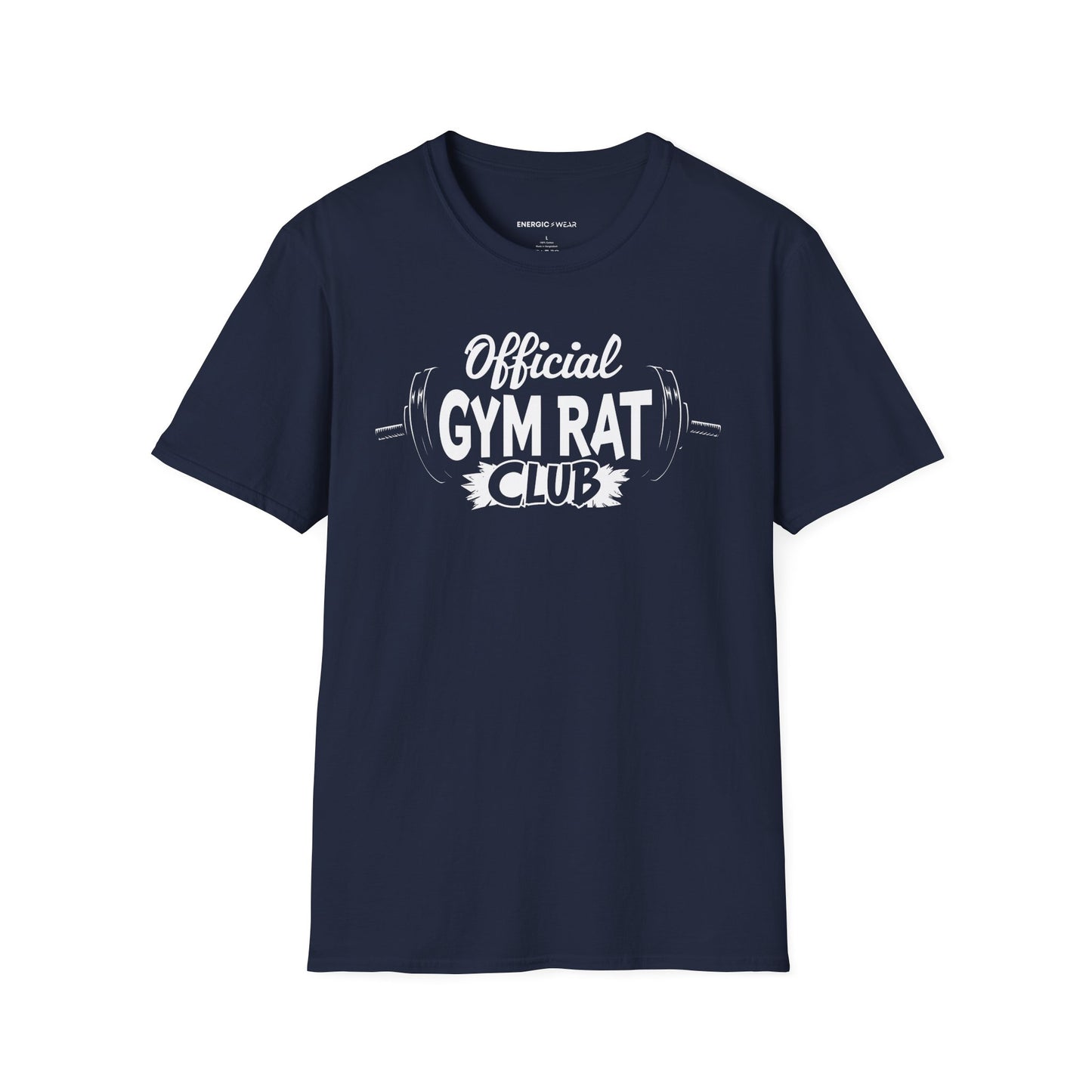 Official Gym Rat Club TShirt – Motivational Lifestyle Tee