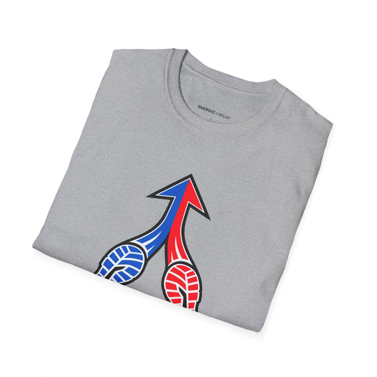 Graphic fitness T-shirt featuring the "Split Stance Unified Effort" design.