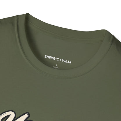 Graphic fitness T-shirt featuring the "Your Body Can Learn a New Language" design.
