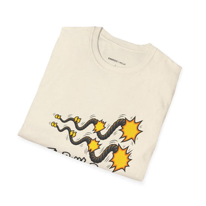 Graphic fitness T-shirt featuring the "The Battle Ropes Have Escalated the Conversation" design.