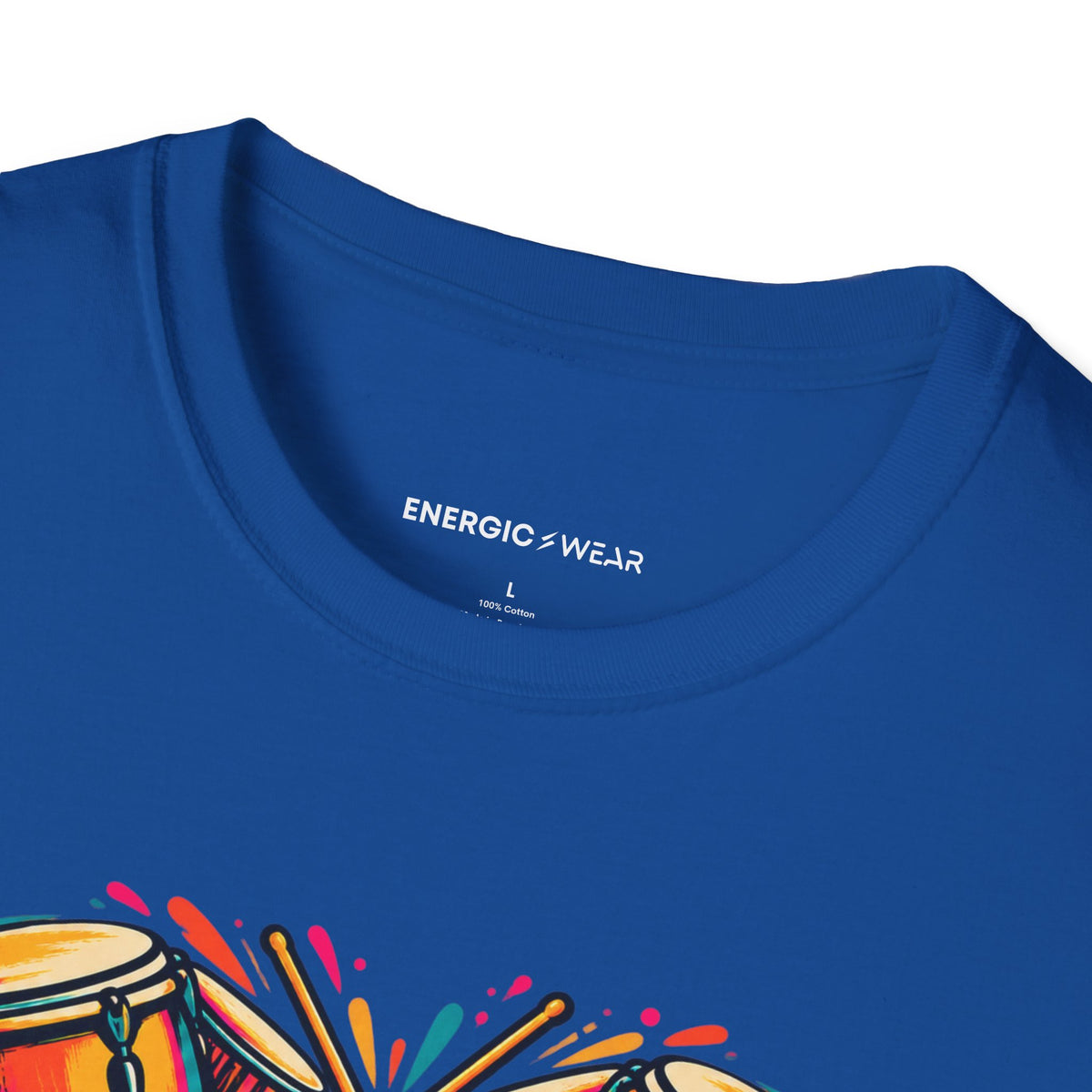 Graphic fitness T-shirt featuring the "Bring Your Whole Heart to the Beat" design.