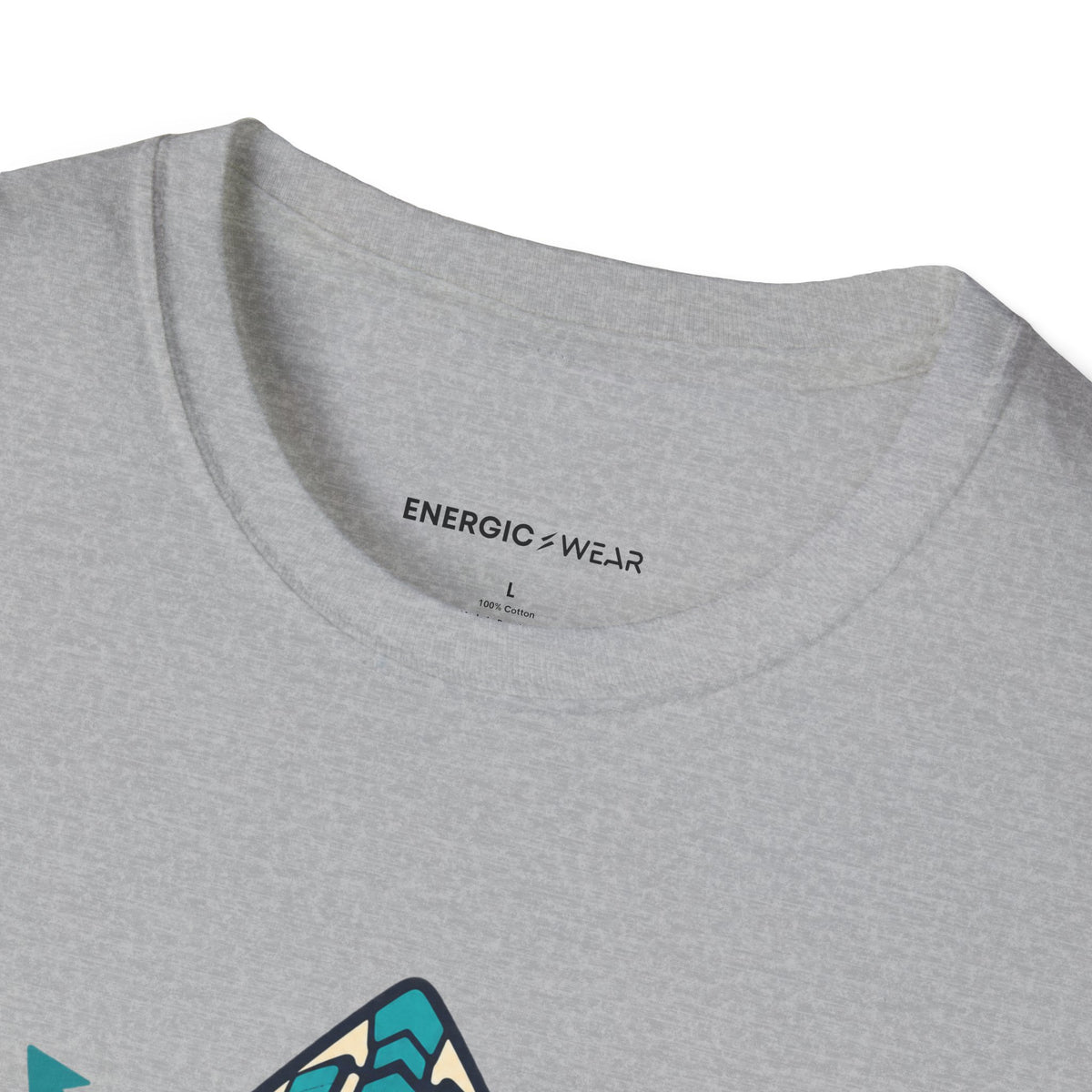 Graphic fitness T-shirt featuring the "My Leadership Wears Training Shoes" design.
