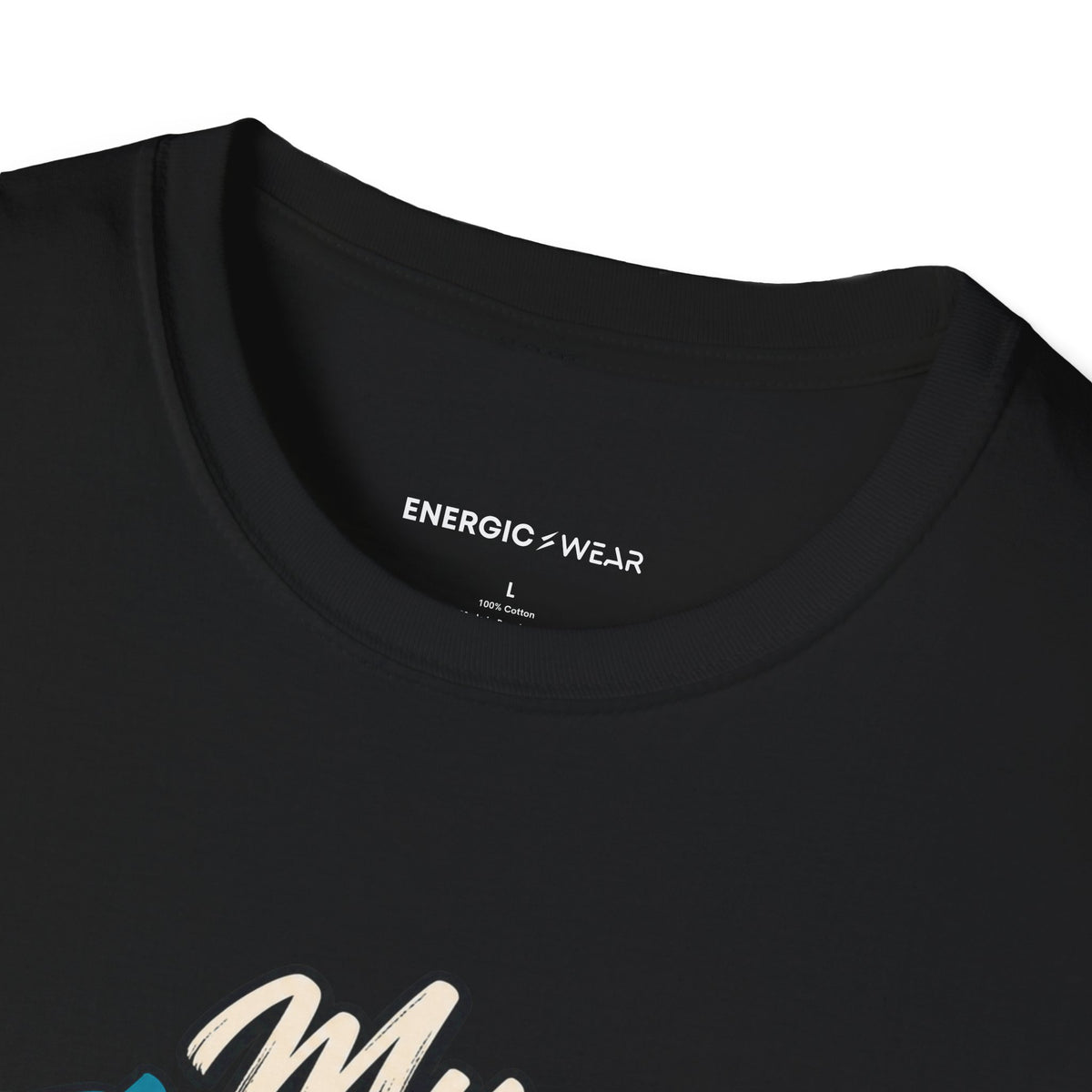 Graphic fitness T-shirt featuring the "My Strength Can Be Loud or Quiet" design.