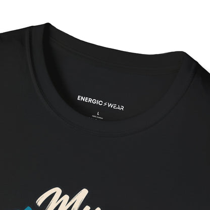 Graphic fitness T-shirt featuring the "My Strength Can Be Loud or Quiet" design.