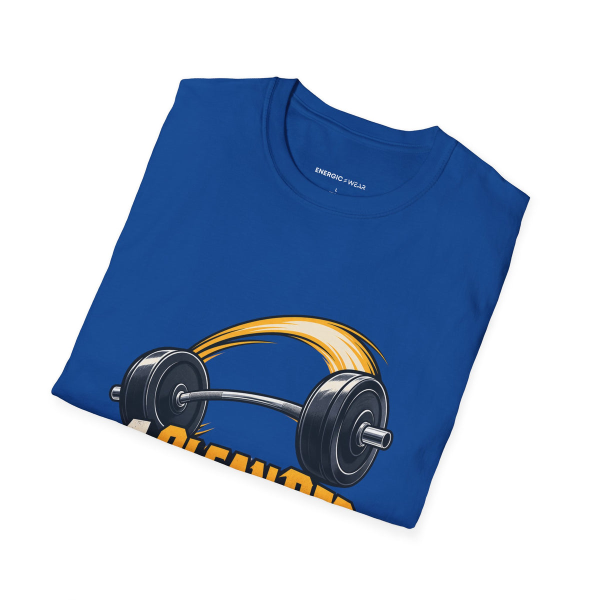 Graphic fitness T-shirt featuring the "A Clean Rep Carries Its Own Weight" design.
