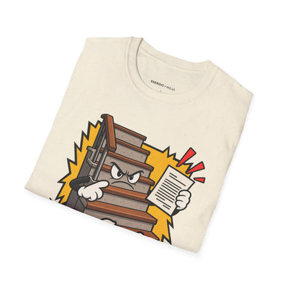 Graphic fitness T-shirt featuring the "The Stairs Have Filed a Complaint" design.
