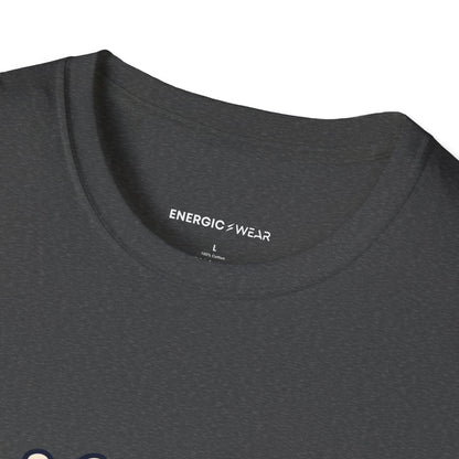 Graphic fitness T-shirt featuring the "My Mat Is a Place to Listen" design.