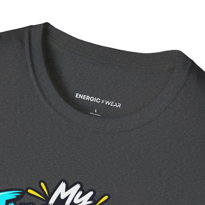 Graphic fitness T-shirt featuring the "My Jump Rope Goal Is Ten Unbroken Turns" design.