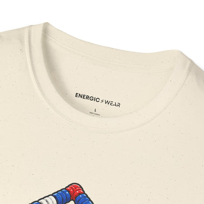 Graphic fitness T-shirt featuring the "Practice Makes the Pool Feel Like Home" design.