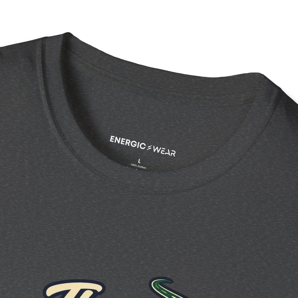 Graphic fitness T-shirt featuring the "The Long Run Starts at the Laces" design.
