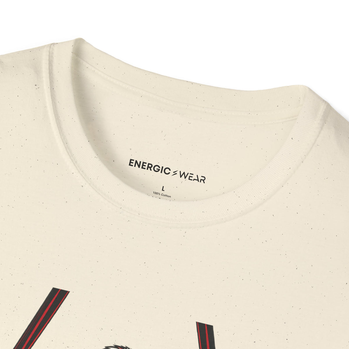 Graphic fitness T-shirt featuring the "Rings Ask Every Muscle to Listen" design.