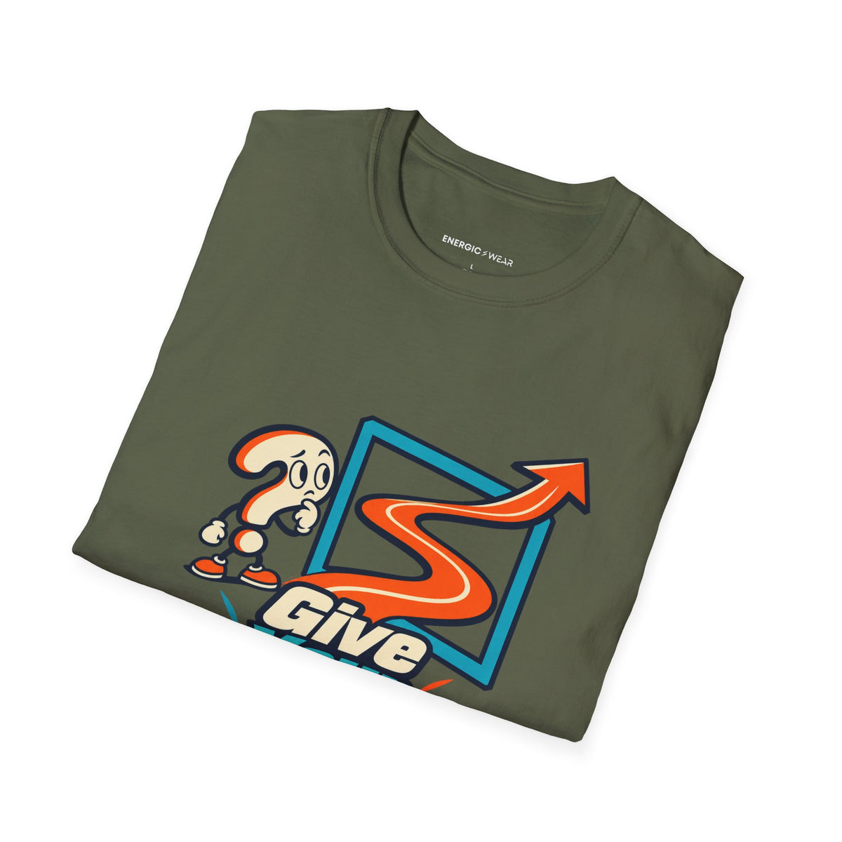 Graphic fitness T-shirt featuring the "Give Your Doubt a Demonstration" design.