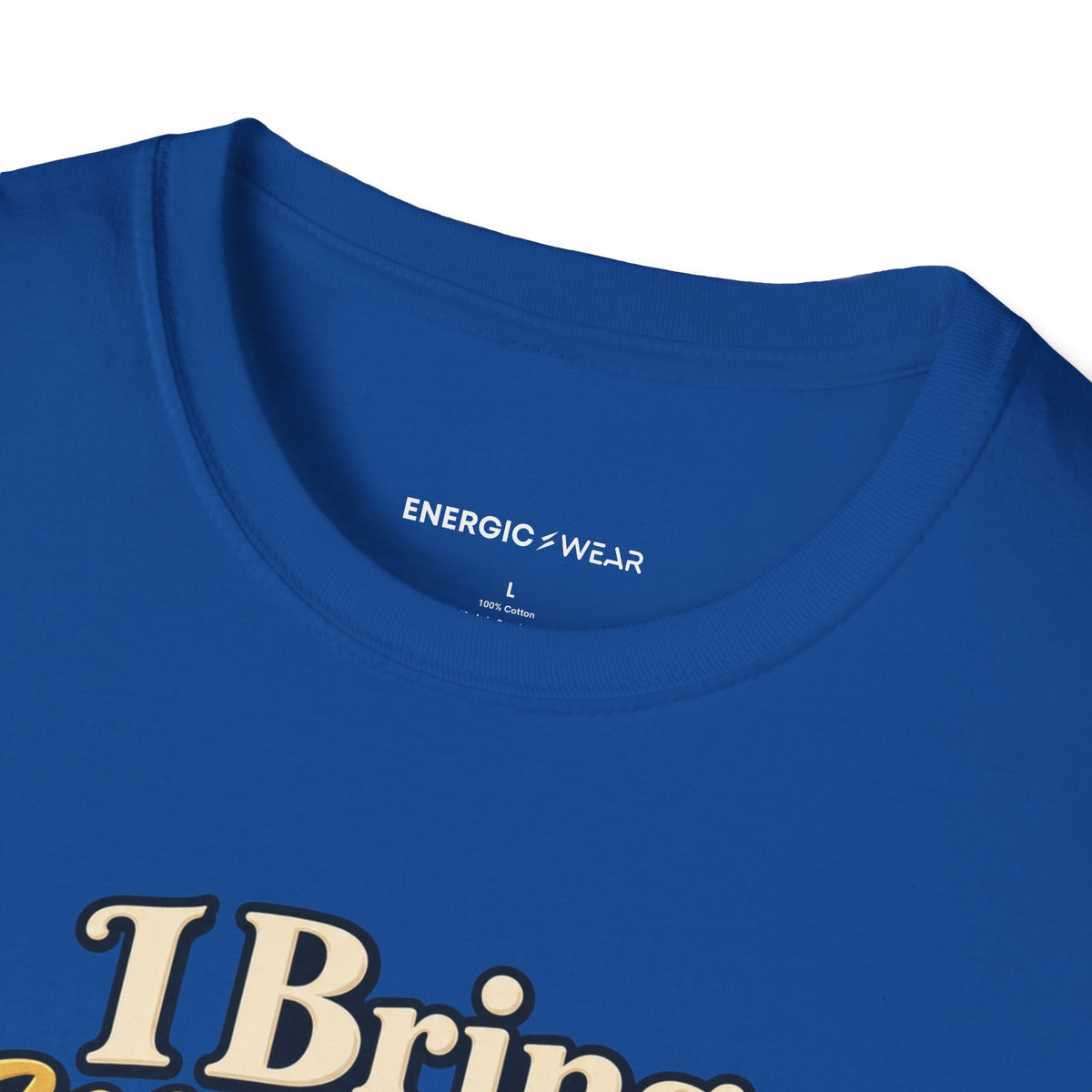 Graphic fitness T-shirt featuring the "I Bring My Nerves and Prayers to Training" design.