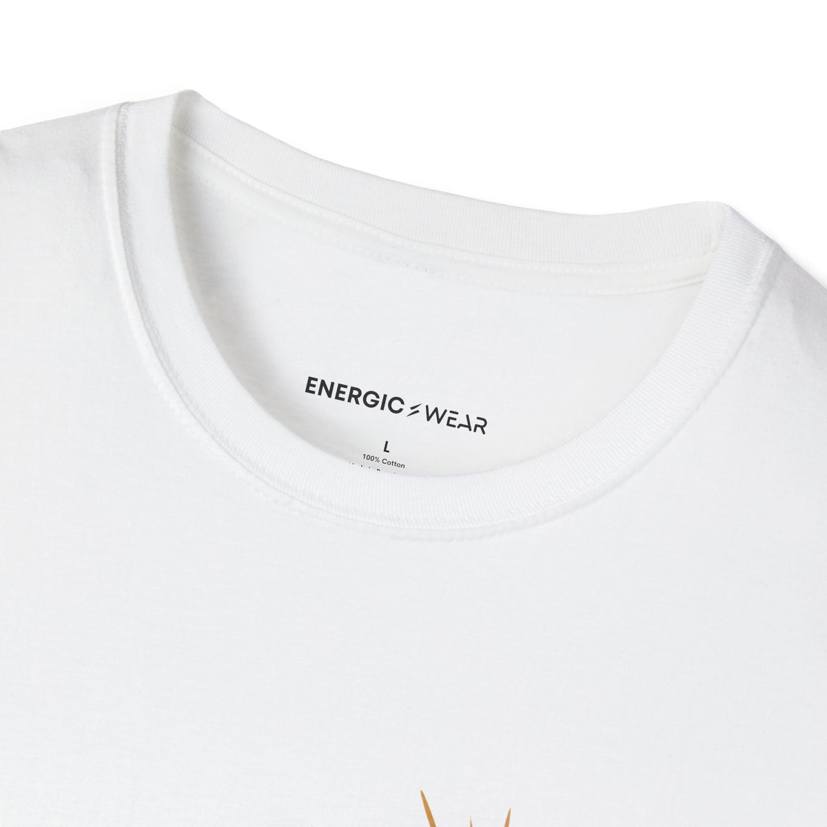 Graphic fitness T-shirt featuring the "Let My Effort Reflect My Faith" design.