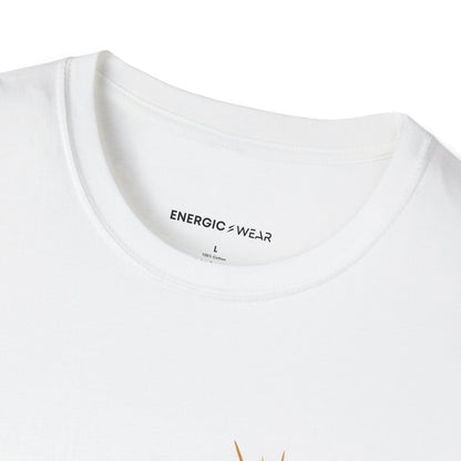 Graphic fitness T-shirt featuring the "Let My Effort Reflect My Faith" design.