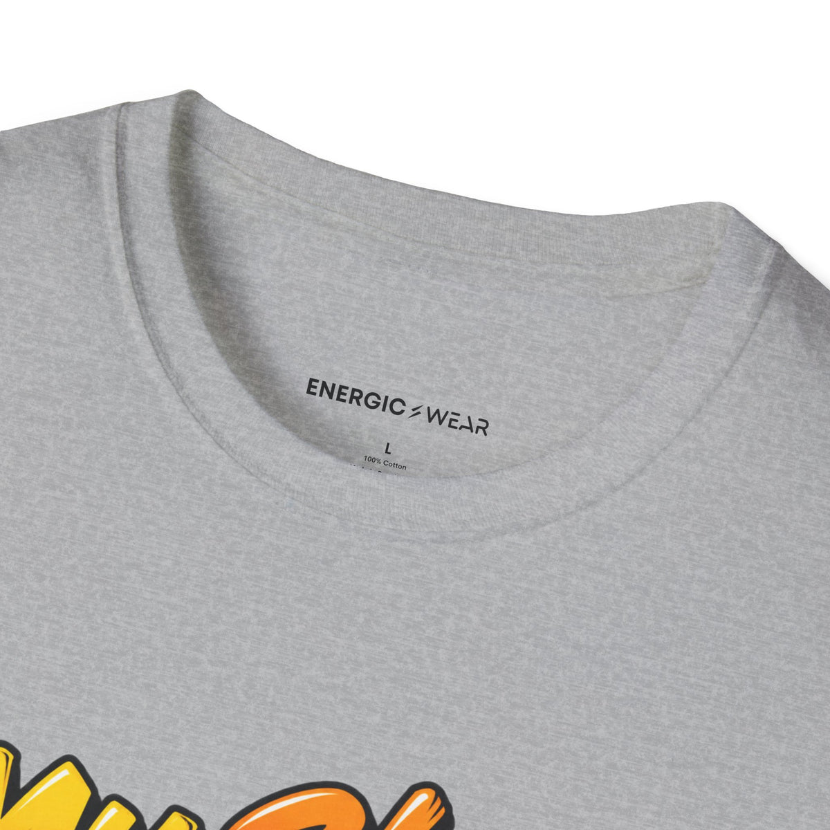 Graphic fitness T-shirt featuring the "My Shoes Squeak with Confidence" design.