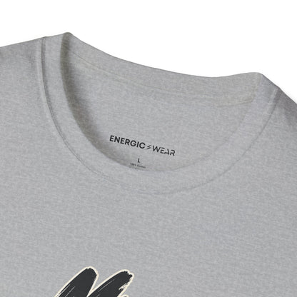 Graphic fitness T-shirt featuring the "My Hair Tie Means Business" design.