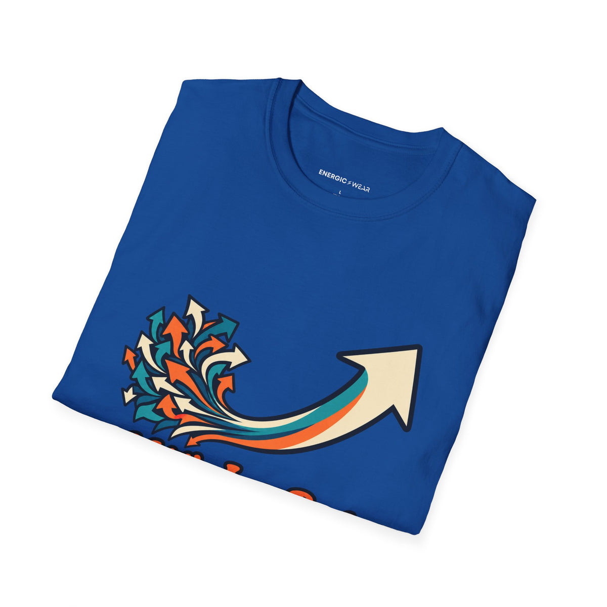 Graphic fitness T-shirt featuring the "A Little Less Rush a Little More Range" design.