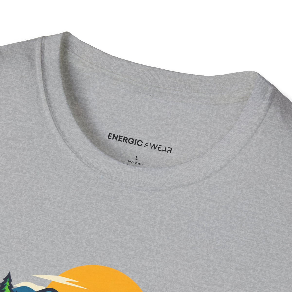 Graphic fitness T-shirt featuring the "I Learned to Enjoy the Middle Mile" design.