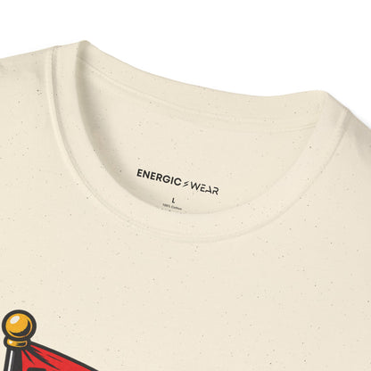 Graphic fitness T-shirt featuring the "My Next Challenge Has a Training Plan" design.