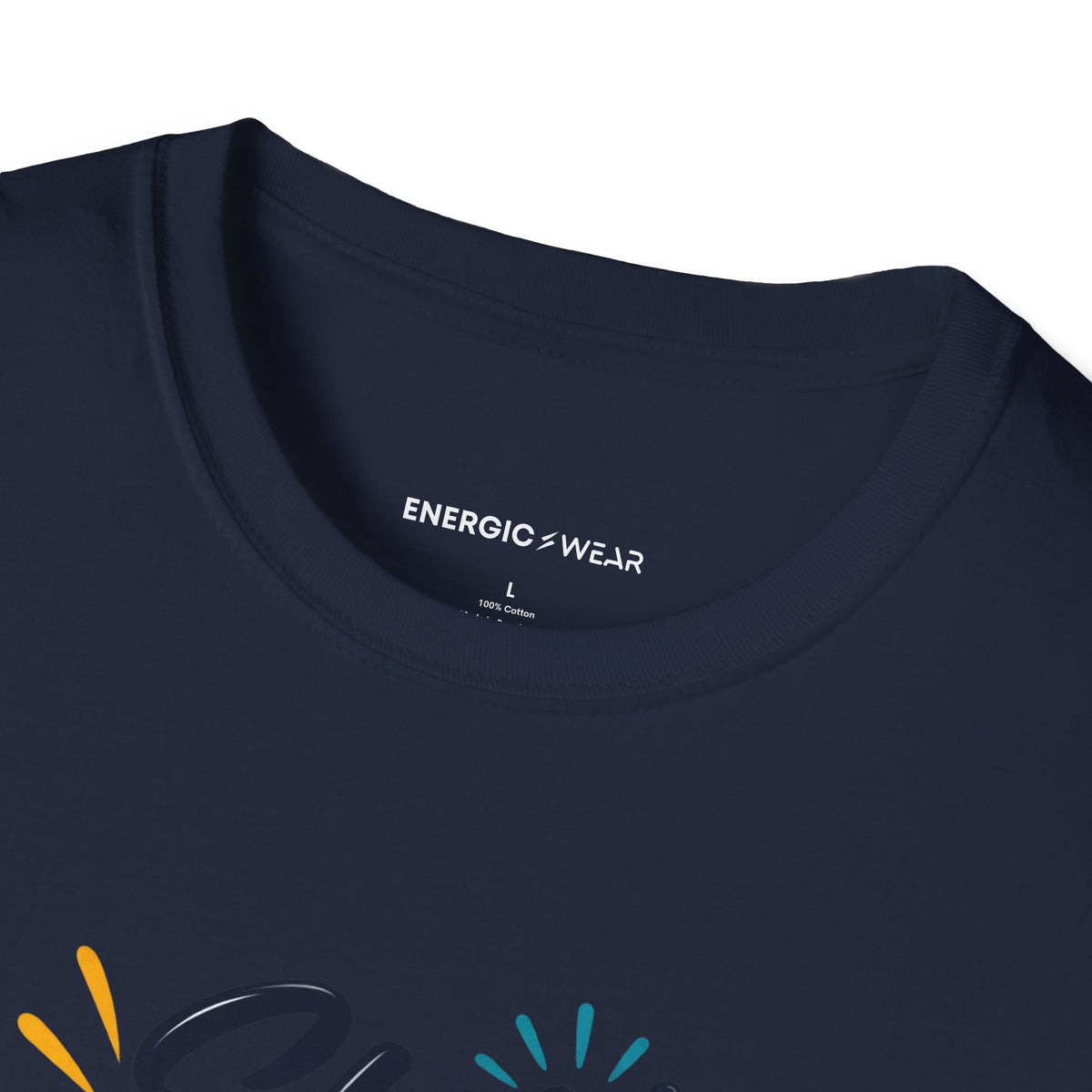 Graphic fitness T-shirt featuring the "She Measures Progress in Possibilities" design.