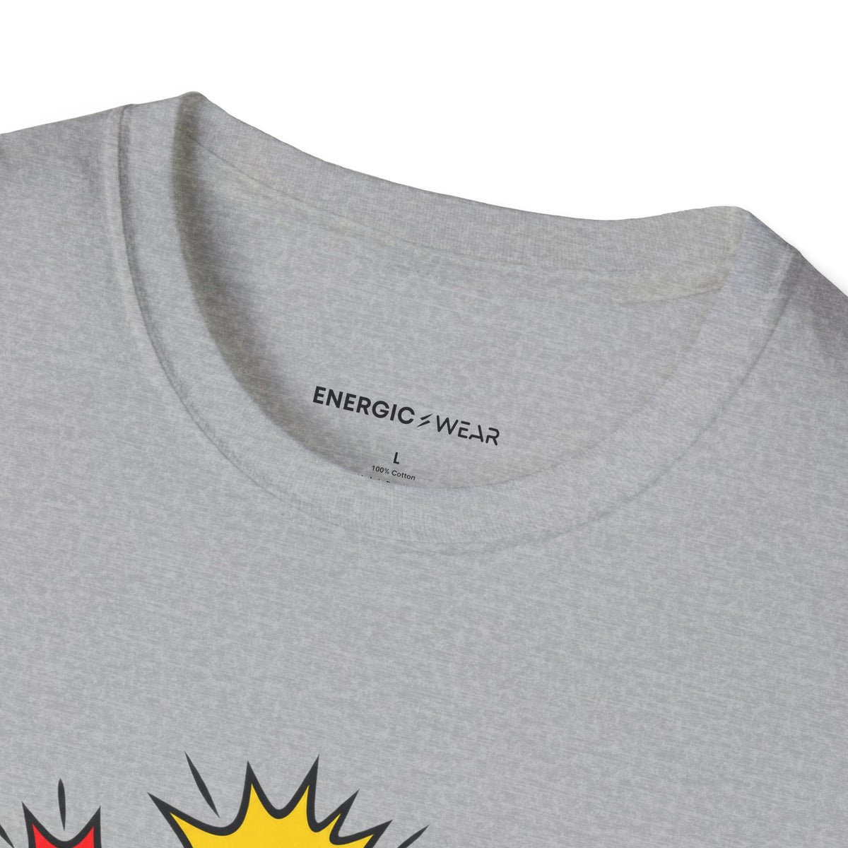 Graphic fitness T-shirt featuring the "I've Reached the Making-Noises Stage" design.